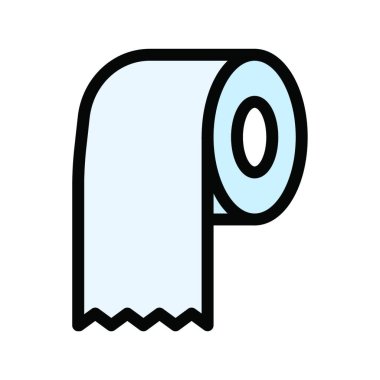 roll simgesi, vektör illüstrasyonu 