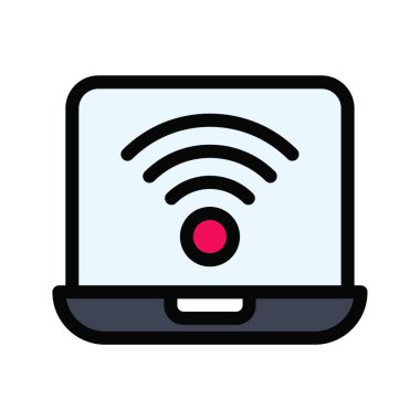 İnternet simgesi, vektör illüstrasyonu