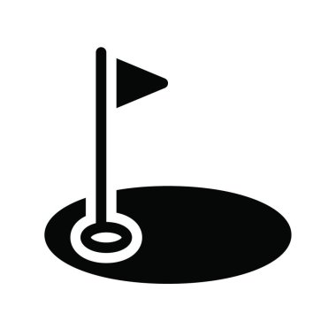 bayrak ikonu vektör illüstrasyon simgesi, vektör illüstrasyonu