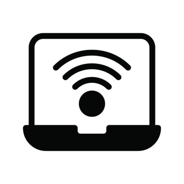 İnternet simgesi, vektör illüstrasyonu