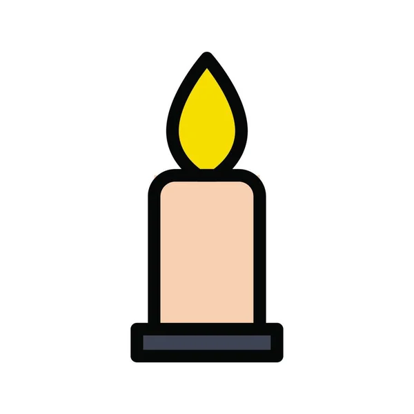 Φλόγα Απλή Διανυσματική Απεικόνιση — Διανυσματικό Αρχείο