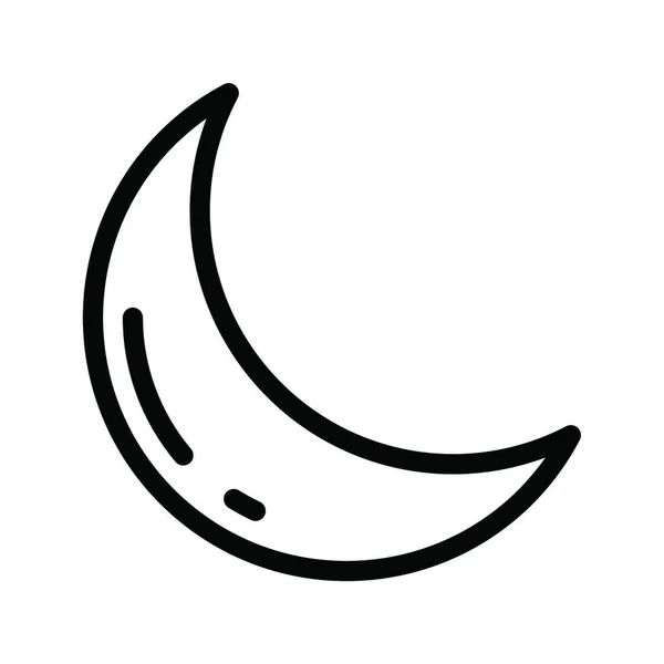 Mondsichel Einfache Vektorillustration — Stockvektor