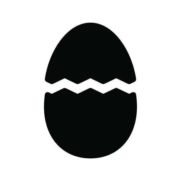 Egg Web Icon Vector Illustration —  Vetores de Stock