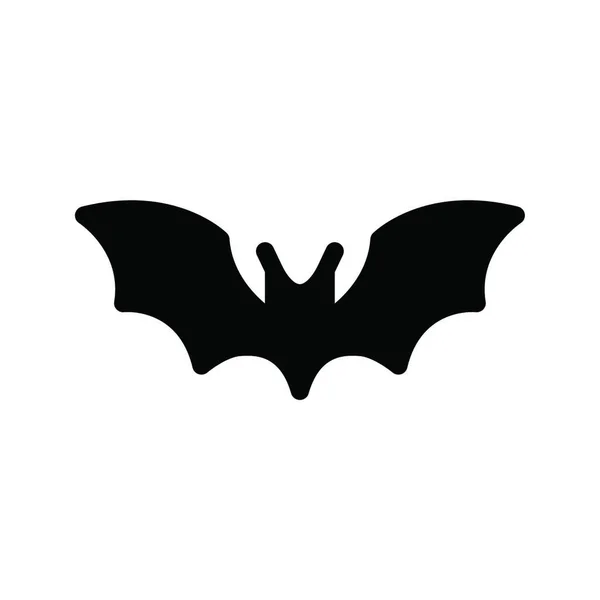 Halloween Bat Prosty Wektor Ilustracji — Wektor stockowy