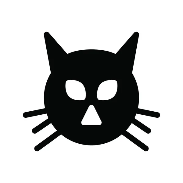 Cat Web Icon Vector Illustration — Vetor de Stock