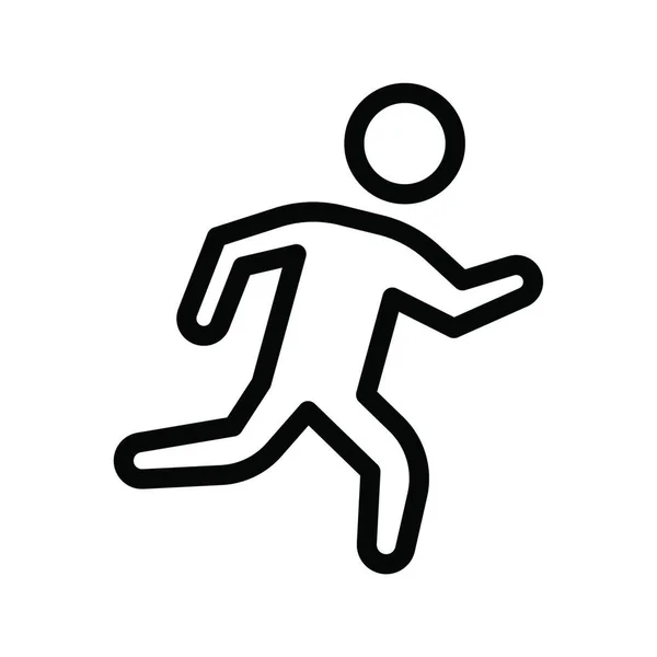 Marathon Illustration Vectorielle Simple — Image vectorielle