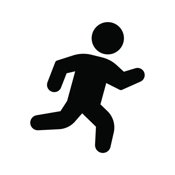 Icono Maratón Ilustración Vectorial — Vector de stock