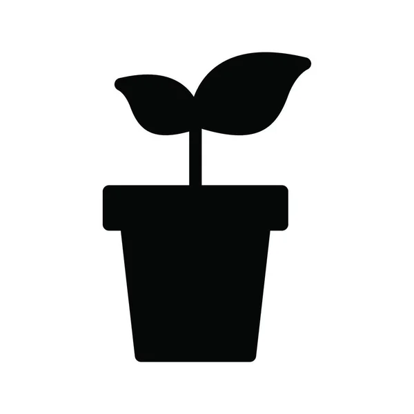 植物のアイコンベクトル図 — ストックベクタ