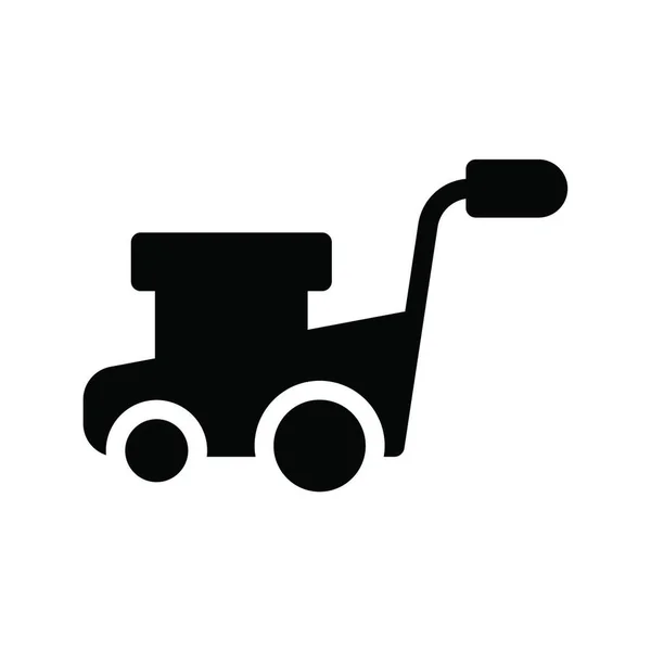芝刈り機 単純なベクトル図 — ストックベクタ