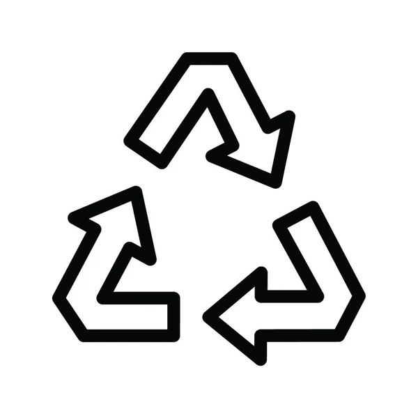 Recyclage Énergie Illustration Vectorielle Simple — Image vectorielle
