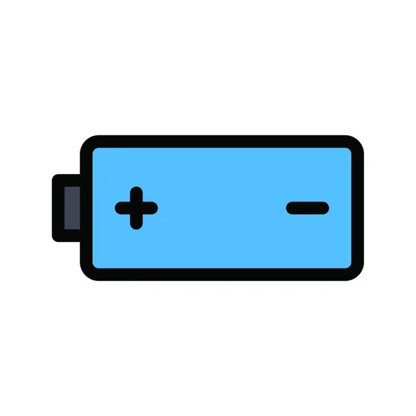 Batteriet Web Icon Vektorillustration — Stock vektor