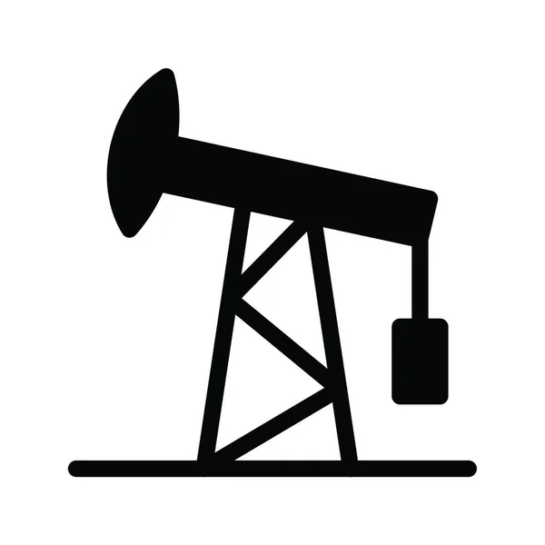 Нефтеперерабатывающий Завод Простая Векторная Иллюстрация — стоковый вектор