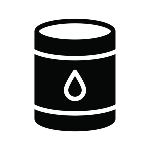 Oil Tank Icon Vector Illustration — Image vectorielle