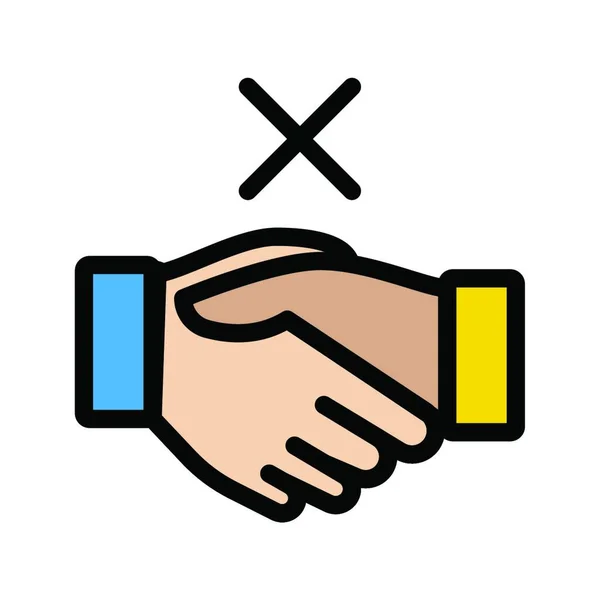 Handshake emoji gesture vector isolated icon illustration. Handshake  gesture icon Stock Vector