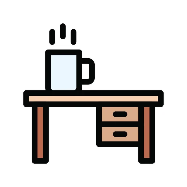 Chá Ícone Ilustração Vetorial — Vetor de Stock