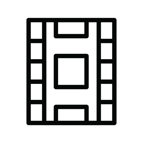 Ikona Filmu Vektorová Ilustrace — Stockový vektor