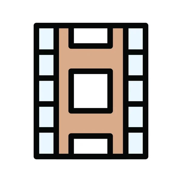 Film Icoon Vectorillustratie — Stockvector