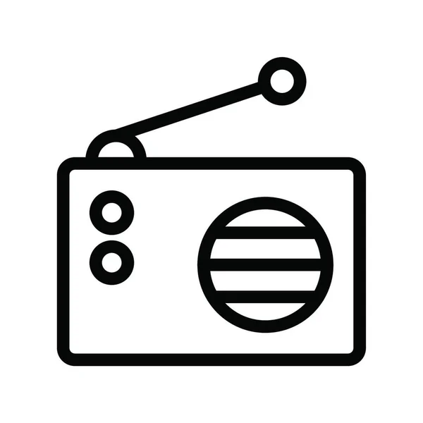 Radio Symbol Vektorillustration — Stockvektor