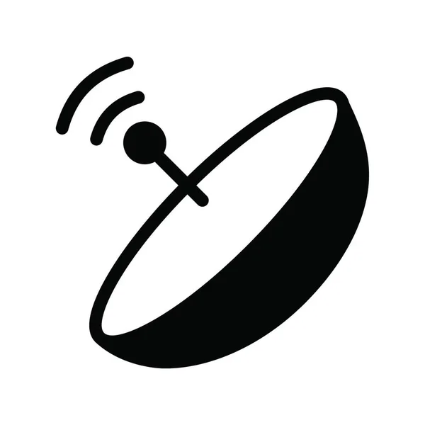 Ikona Anteny Satelitarnej Ilustracja Wektora — Wektor stockowy