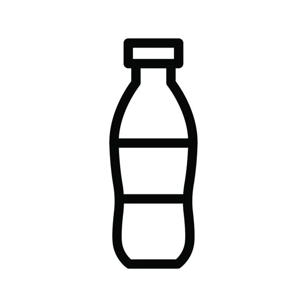 Значок Бутылки Векторная Иллюстрация — стоковый вектор