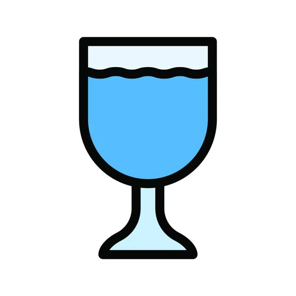 Illustrazione Vettoriale Icona Web Beverage — Vettoriale Stock