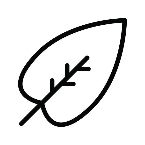 Leaf Icon Vector Illustration — 스톡 벡터