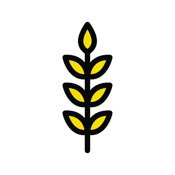 Пшениця Значок Векторна Ілюстрація — стоковий вектор