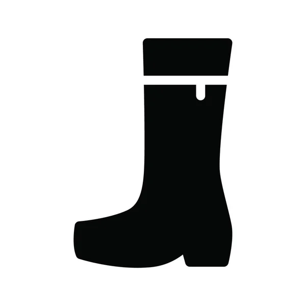 Ikona Boot Vektorová Ilustrace — Stockový vektor