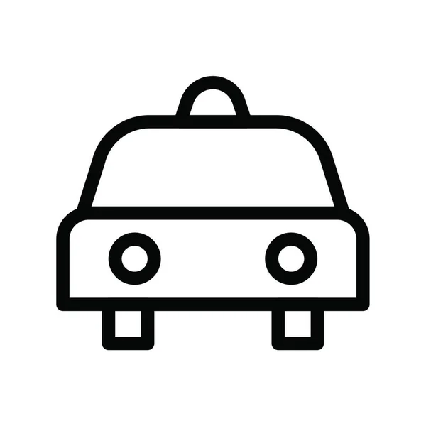 Taxi Web Icon Vector Illustration — ストックベクタ