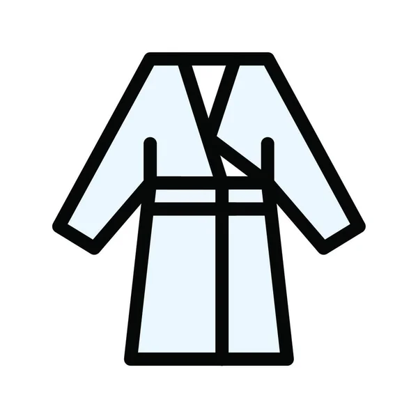 Nightgown Icon Vector Illustration — Stock Vector