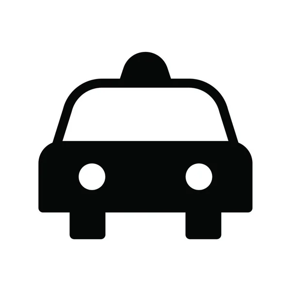 Taxi Web Icon Vector Illustration — Wektor stockowy