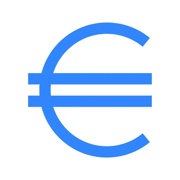 Icône Euro Illustration Vectorielle — Image vectorielle