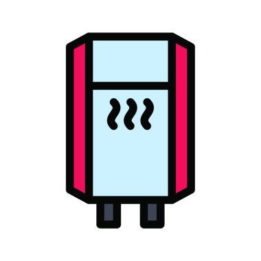 Su ikonu. vektör illüstrasyonu