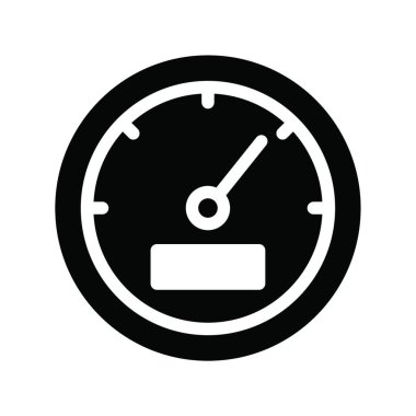 gauge web simgesi vektör illüstrasyonu 