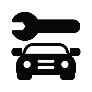 araba simgesi vektör illüstrasyonu