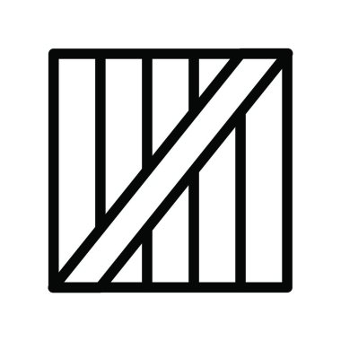 Kapı simgesi, vektör illüstrasyonu