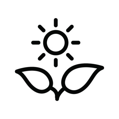 Ayçiçeği kutsal kişilerin resmi, vektör çizim