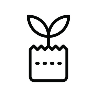 Büyüme simge vektör çizim 