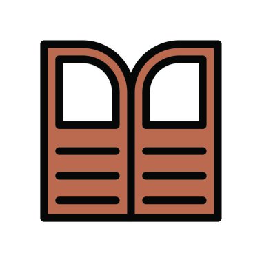 Pencere simge vektör illüstrasyonunu kör eder