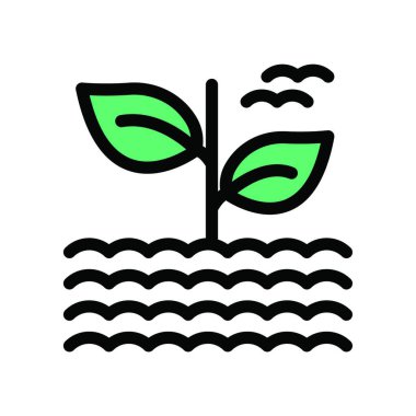 Büyüme simge vektör çizim