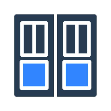 Patenli deklanşör simgesi, vektör illüstrasyonu