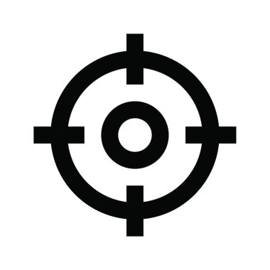 odak simge vektör çizim  