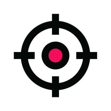 odak simge vektör çizim  