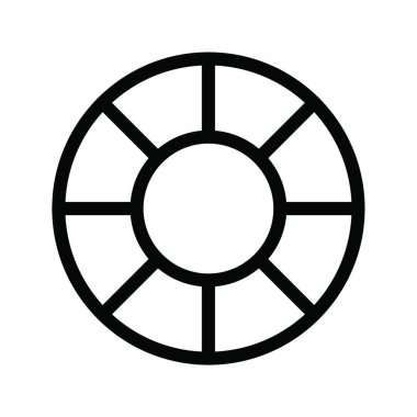 Güvenli simge, vektör illüstrasyonu 