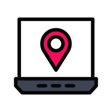 pointer ağ simgesi vektör illüstrasyonu