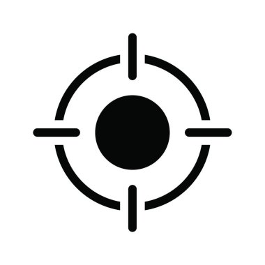 odak simge vektör çizim  