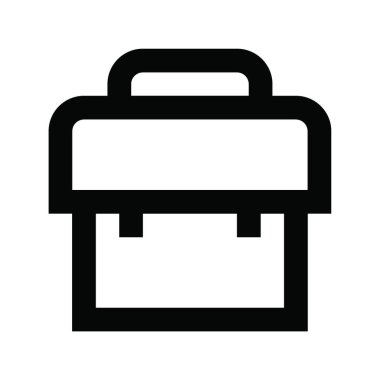 çanta simgesi vektör illüstrasyonu