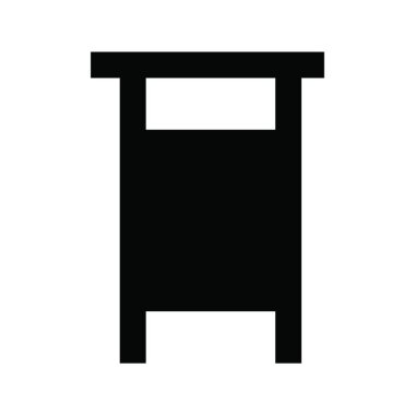 Podyum, Web basit simgesi illüstrasyonu