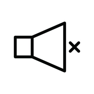 sessiz işareti, web simgesi resimlemesi