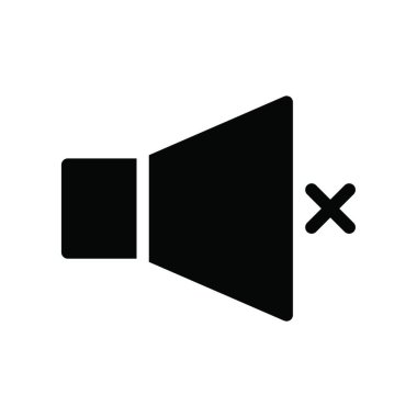 sessiz işareti, web simgesi resimlemesi